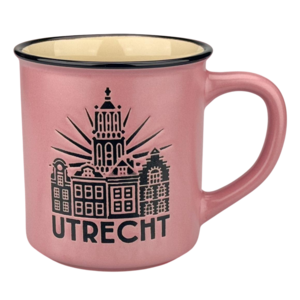 Typisch Hollands Utrecht - Retro Campusmok -  Roze