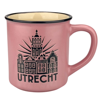 Typisch Hollands Utrecht - Retro Campusmok -  Roze