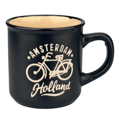 Typisch Hollands Small mug in gift box - Holland - Black
