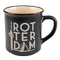 Matix Tasse – Rotterdam – Campus-Tasse, schwarz, in Geschenkbox
