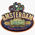 Matix Magnet vintage Amsterdam bikes blue