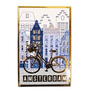 Typisch Hollands Playing Cards Canal Houses Delft Blue Gold