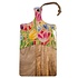 Typisch Hollands Cheese board with Dutch tulips 25x13 cm