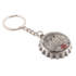 Typisch Hollands Keyring crown cap Amsterdam pewter-colored