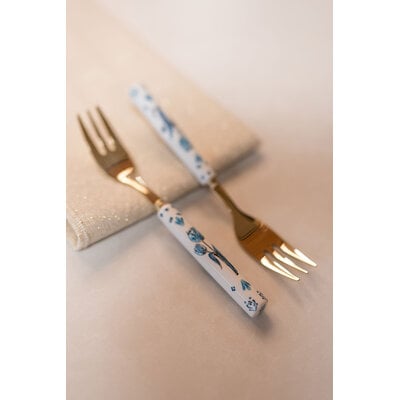 Typisch Hollands Pastry forks 2 pieces in gift box