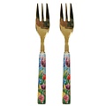 Typisch Hollands Pastry forks 2 pieces in gift box - tulips