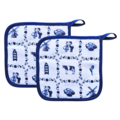 Typisch Hollands Potholders - Typically Dutch - Tile motif