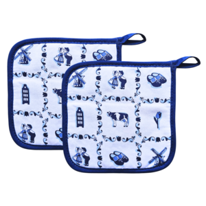 TTD Gifts Potholders - Typically Dutch - Tile motif
