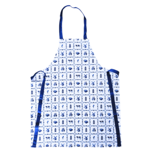 TTD Gifts Kitchen apron - Typical Dutch - Tile motif