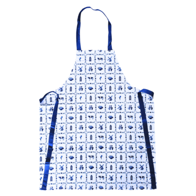 Typisch Hollands Kitchen apron - Typical Dutch - Tile motif
