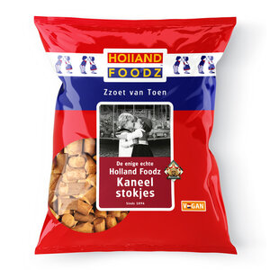 Typisch Hollands Holland foodz Kaneelstukjes - 500 gram