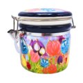 Ter Steege souvenirs Storage jar - tulips Dutch beauty 14cm