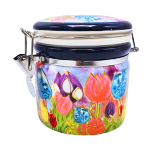 Typisch Hollands Voorraadpot - tulpen Dutch beauty 14cm