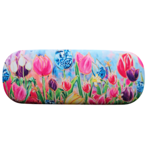 Ter Steege souvenirs Glasses case - Rick sad - Tulips - Dutch Beauty