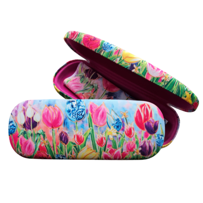 Typisch Hollands Glasses case - Rick sad - Tulips - Dutch Beauty
