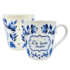 Heinen Delfts blauw Large Delft blue wish mug - The best father