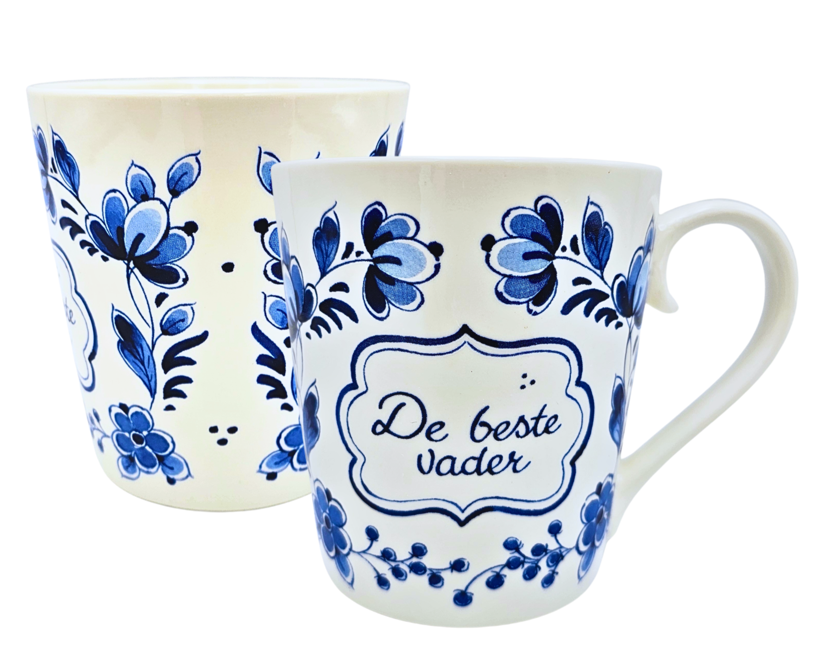 Grote Delfts Blauwe Wensmok De Beste Vader Typisch Hollands 