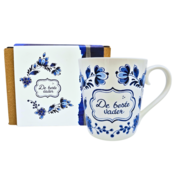 Heinen Delfts blauw Grote Delfts blauwe wensmok - De beste vader