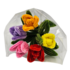 Matix Tulpenstrauß – Chenille in einer delfterblauen Vase
