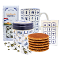 Typisch Hollands Stroopwafels in der Dose – Großer Becher, Spielkarten und Hopfen