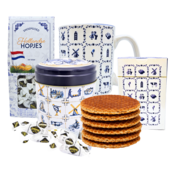 Typisch Hollands Stroopwafels in der Dose – Großer Becher, Spielkarten und Hopfen