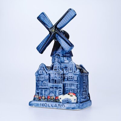 Matix Delfter blaue Windmühle mit Musik