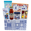 typisch-hollands-geschenkpakket Typisch Hollands lekkernijen in Delfts  blauwe geschenkdoos