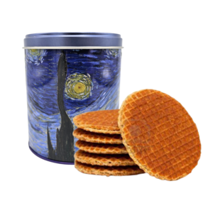 Stroopwafels (Typisch Hollands) Waffeln mit Dosensirup – Van Gogh – Sternennacht
