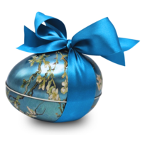 Typisch Hollands Easter egg (tin) filled with chocolate eggs - Almond Blossom