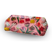 Typisch Hollands Tray Pretty tulips - pink 30x15 cm
