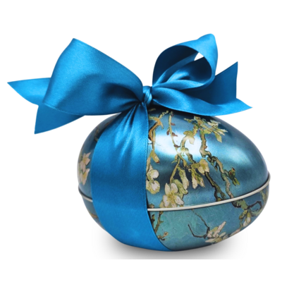 Typisch Hollands Easter egg (tin) filled with chocolate eggs - Almond Blossom