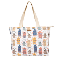 Robin Ruth Fashion Luxus Holland – Schultertasche – Mühlen – Tulpen und Fassadenhäuser