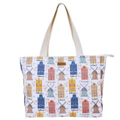 Robin Ruth Fashion Holland - Schoudertas  - Molens - Tulpen en Gevelhuisjes