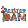 Matix Magnet Amsterdam (Fahrrad und Tulpen) Buchstaben.
