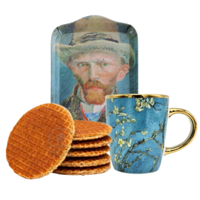 Typisch Hollands Vincent van Gogh Gift Set - Self-Portrait-Almond Blossom