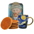 Typisch Hollands Geschenkset Vincent van Gogh - Zelfportret-Sterrenhemel