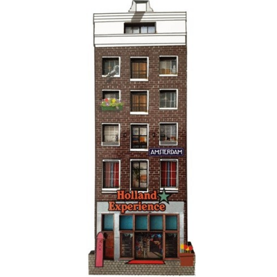 Typisch Hollands Magnet – Amsterdam – Fassadenhaus 3D-Erlebnis Holland