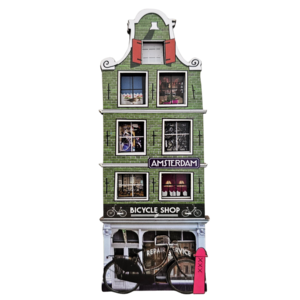 TTD Gifts Magnet - Amsterdam - Facade House 3D Bike Shop