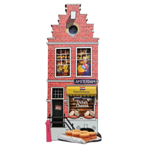 TTD Gifts Magnet - Amsterdam - Facade House 3D Cheese Shop