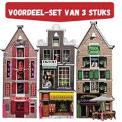 TTD Gifts Magnetset – Amsterdam – Fassadenhäuser Rotlichtviertel