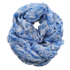 TTD Gifts Ladies' scarf with tulip print - Delft blue
