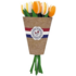 Typisch Hollands Houten Tulpen (20cm)in MIX boeket.  - Oranje en Wit