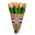 Typisch Hollands Holztulpen (20 cm) in einem gemischten Strauß. – Orange und weiß