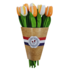 Typisch Hollands Wooden tulips (20cm) in a mixed bouquet. - Orange and white