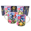 Typisch Hollands Gift set of 2 Coffee Cups - colorful tulips - Rick Triest