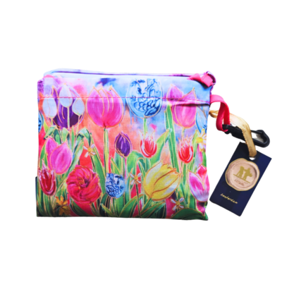 Typisch Hollands Opvouwbare tas - Vouwtas tulpen - Rick Triest