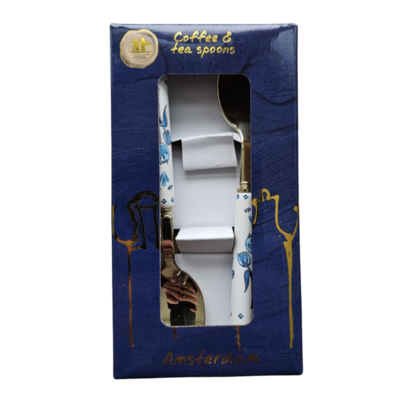 Typisch Hollands Teelöffel, 2 Stück in Geschenkbox