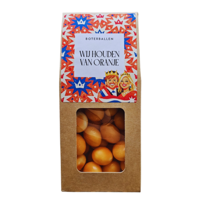 Typisch Hollands Orange candy - We love Orange - Butter balls 150g