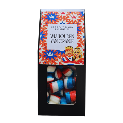 Typisch Hollands Holland candy - We love Orange - Holland cushions 150g