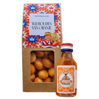 Typisch Hollands Gift Set - We Love Orange - Butterballs & Orange Shot